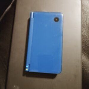 Nintendo DS XL blue handheld game device with one game included